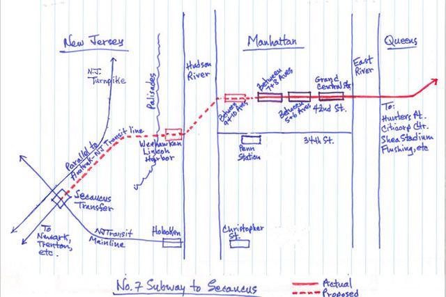 A preliminary design for Stonehenge a 7 train extension to Jersey
